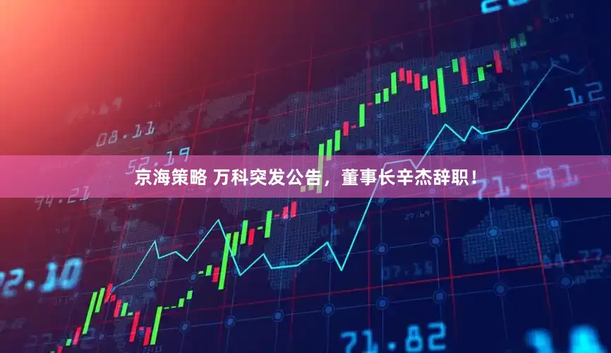 京海策略 万科突发公告，董事长辛杰辞职！